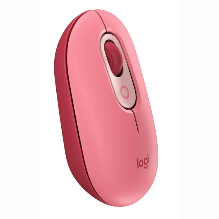 Logitech Portable Office Wireless Mouse (Pink) - Image 2