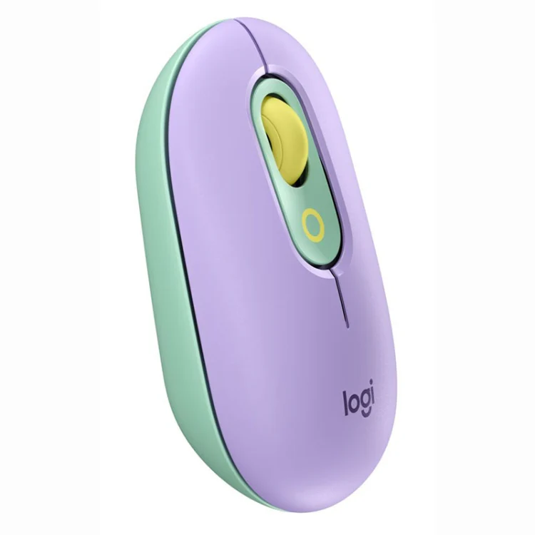 Logitech Portable Office Wireless Mouse (Purple) - Image 2