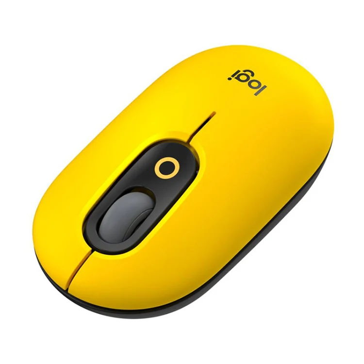 Logitech Portable Office Wireless Mouse (Yellow) - Image 3