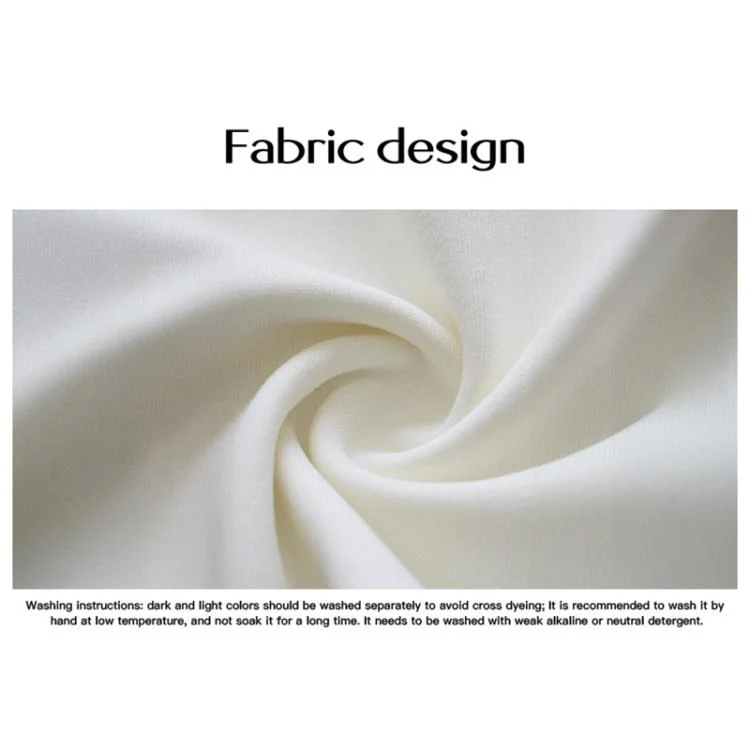 Long Sleeve Sexy Y2K Form-Fitting Slim Knitted T-shirt Top, Size:M(Creamy Apricot) - Image 5
