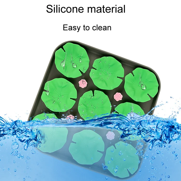 Lotus Leaf Silicone Pet Licking Pad Cats And Dogs Anti Choking Slow Eating Mat(Green) - Image 6