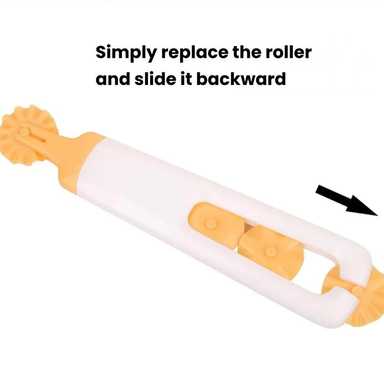 LsCook 4 In 1 Decorative Roller Cutter Set Baking and Cake Cutter(Color Box Packaging) - Image 6