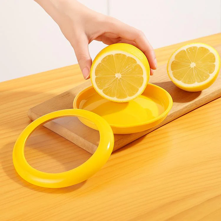 LsCook 4-Piece Set Fruit Storage Container With Silicone Film Seal Mini Fridge Storage Box - Image 3