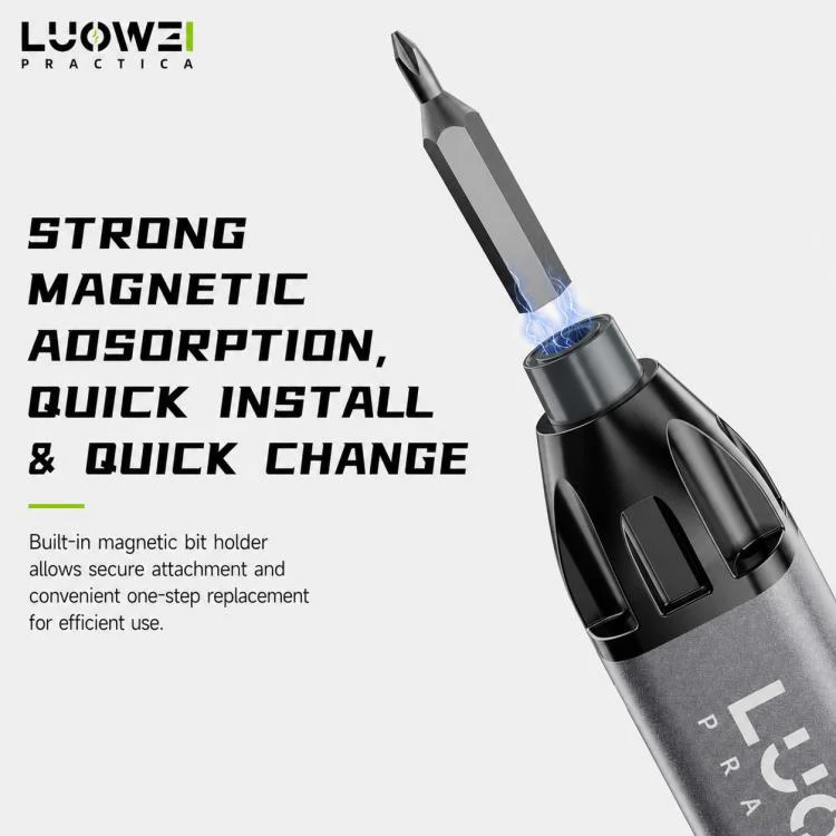 LUOWEI Adjustable Torque Electric Screwdriver Set, Model:S1 Pro - Image 4