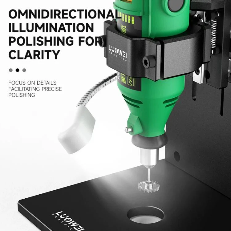 LUOWEI LW-305Pro Multifunctional Screen IC & Camera Outer Iron Ring Grinding Platform with Linear Guide, Plug:EU Plug - Image 5