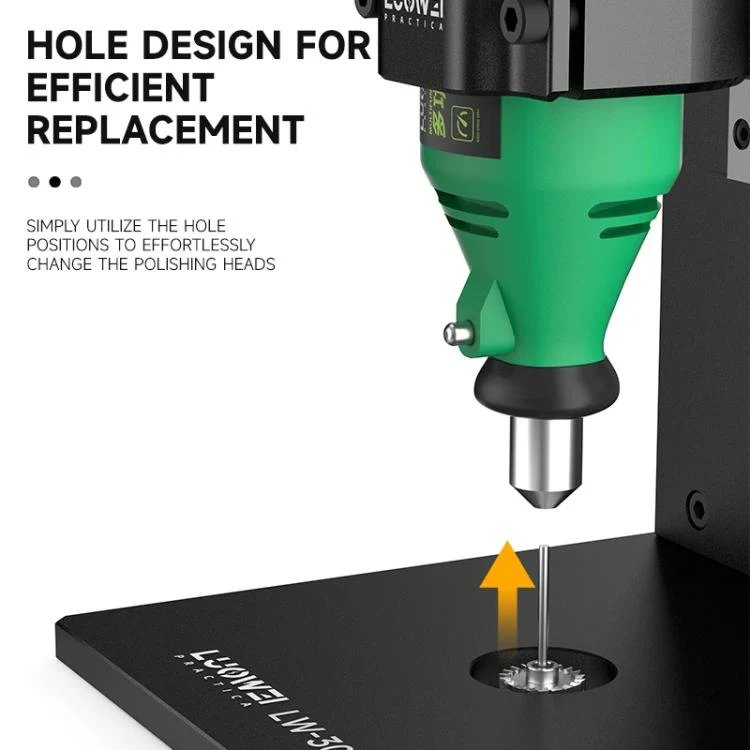 LUOWEI LW-305Pro Multifunctional Screen IC & Camera Outer Iron Ring Grinding Platform with Linear Guide, Plug:EU Plug - Image 6