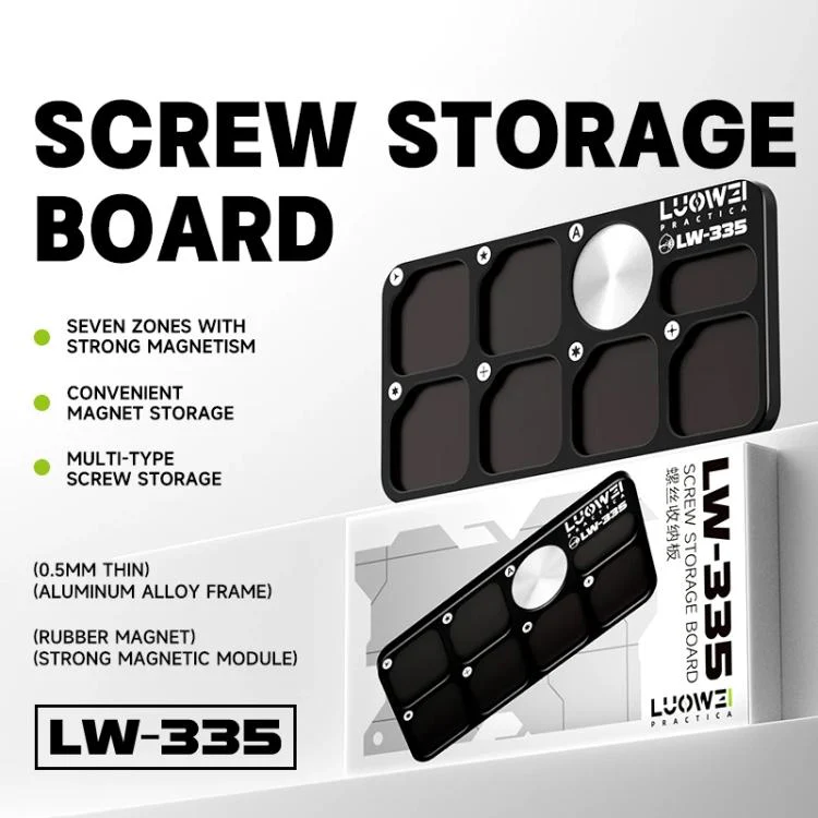 LUOWEI LW-335 7-Separate Zones Aluminum Alloy Screw Magnetic Storage Board - Image 2