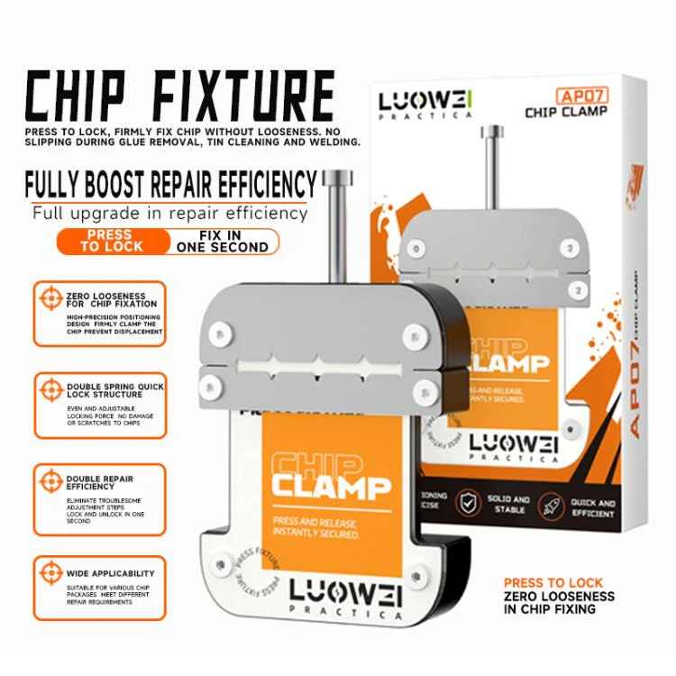 LUOWEI LW-AP07 Dual-Spring Quick-Lock Chip Fixture Compatible with Various Chip Packages - Image 2