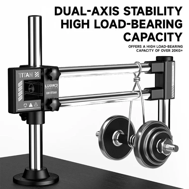 LUOWEI LW-GK02 Titan 360 Degree Rotating Lift Microscope Universal Dual Axis Swing Arm Stand - Image 4