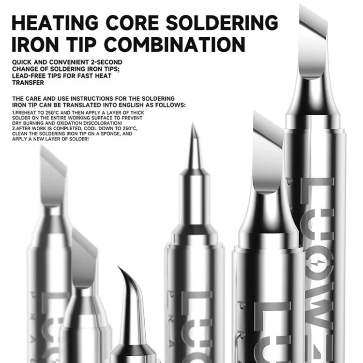 LUOWEI LW-T12 Series Soldering Iron Tips for T12 Soldering Station, Model:LW-T12-J - Image 3