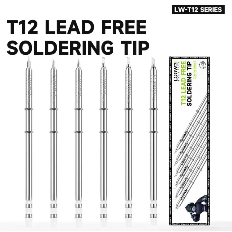 LUOWEI LW-T12 Series Soldering Iron Tips for T12 Soldering Station, Model:LW-T12-JS - Image 2