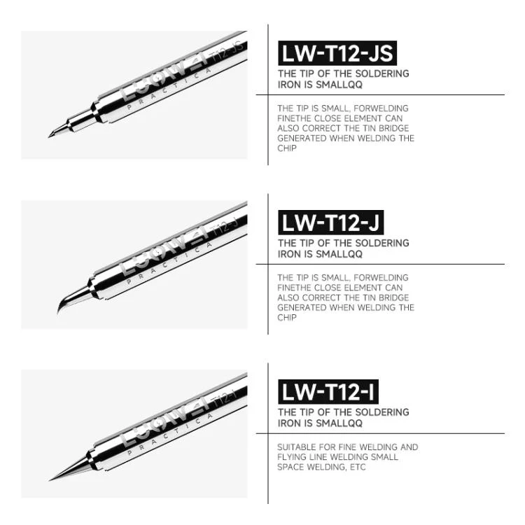 LUOWEI LW-T12 Series Soldering Iron Tips for T12 Soldering Station, Model:LW-T12-SK - Image 10