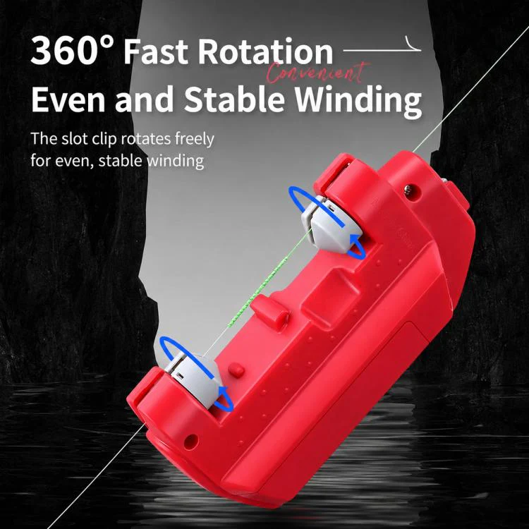Lure Electric GT Knotter Fishing Line Knotting Tool Portable Leader Line Tying Machine, Style:Dry Battery(Grey) - Image 8