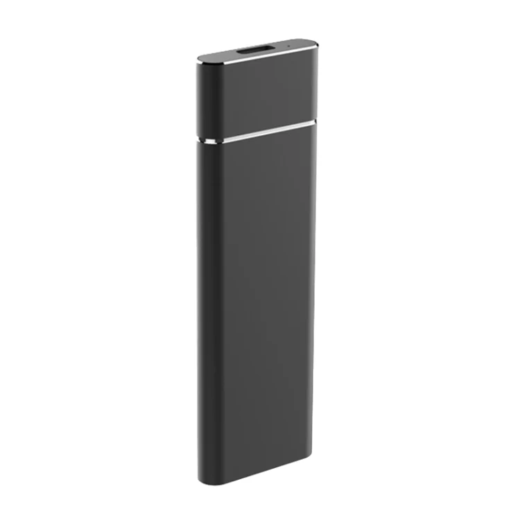 M.2 NGFF to USB-C / Type-C USB 3.1 Interface Aluminum Alloy SSD Enclosure(Black) - Image 2