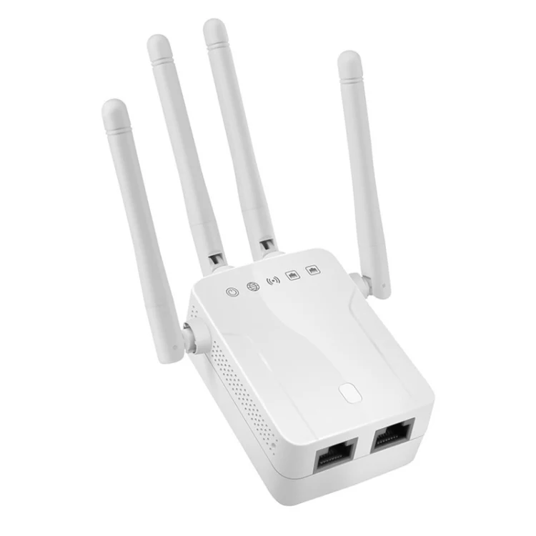 M-95B 300M Repeater WiFi Booster Wireless Signal Expansion Amplifier(White - UK Plug) - Image 2