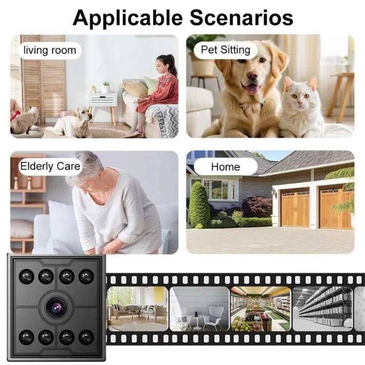 M09 Wireless Mini HD Infrared Night Vision Camera Motion Detection WiFi Monitor - Image 12