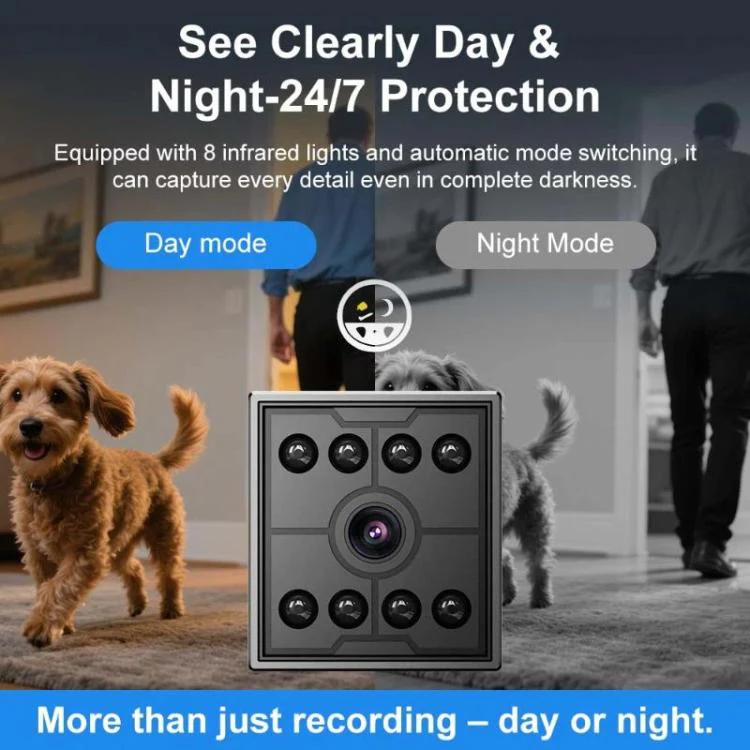 M09 Wireless Mini HD Infrared Night Vision Camera Motion Detection WiFi Monitor - Image 5