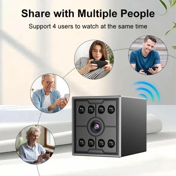 M09 Wireless Mini HD Infrared Night Vision Camera Motion Detection WiFi Monitor - Image 7