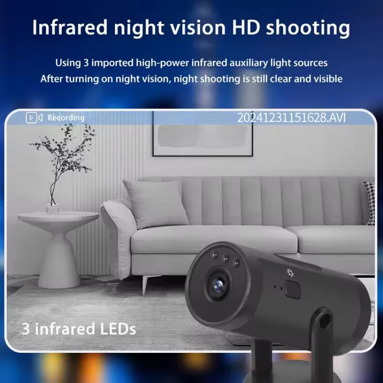 M10 0.3MP WiFi Wireless Remote Monitoring Camera for Home Pets & Kids(Black) - Image 7