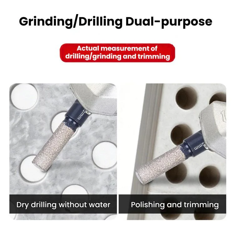 M10 Angle Grinder Hole Saw Glass Stone Hole Enlargement Trimming Head, Size: 6MM - Image 5
