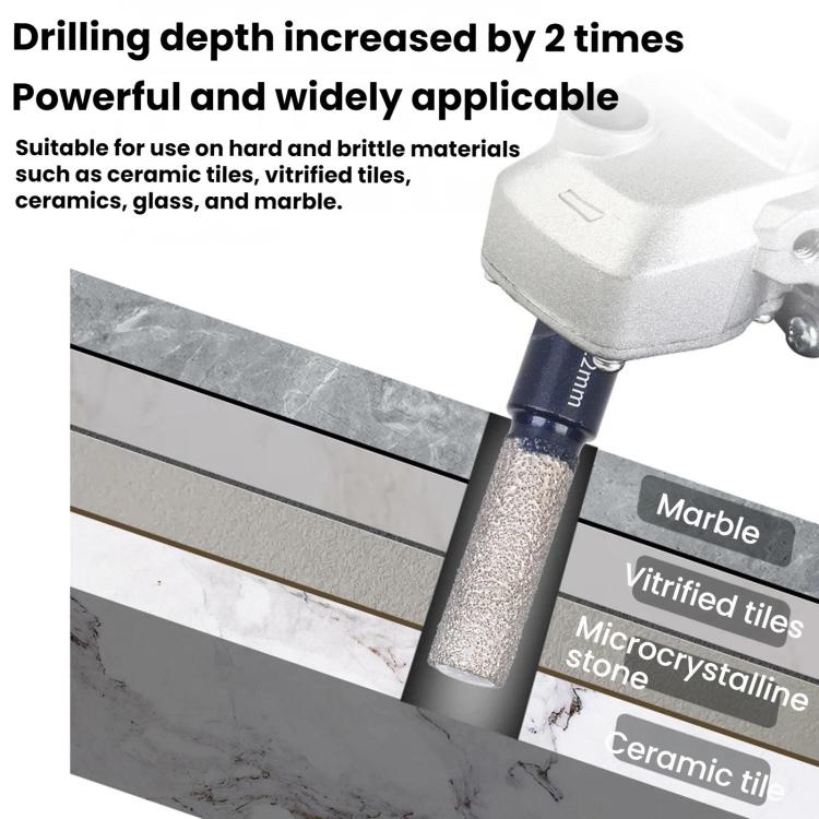M10 Angle Grinder Hole Saw Glass Stone Hole Enlargement Trimming Head, Size: 8MM - Image 4