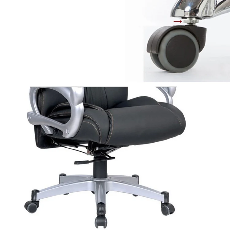 M10 Screw Quiet Swivel Chair Universal Wheels Office Chair Roller Casters(White) - Image 2