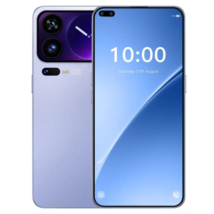 M17 Pro Max / C300, 8GB+128GB, 6.6 inch Android 10 MTK6873 Octa Core, Network: 5G, Dual SIM, Plug:EU Plug(Purple)