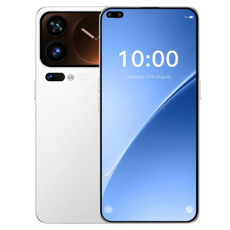 M17 Pro Max / C300, 8GB+128GB, 6.6 inch Android 10 MTK6873 Octa Core, Network: 5G, Dual SIM, Plug:EU Plug(White)