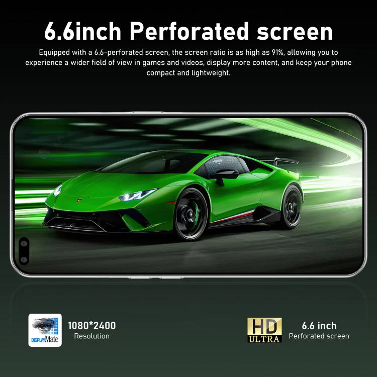 M17 Pro Max / C300, 8GB+128GB, 6.6 inch Android 10 MTK6873 Octa Core, Network: 5G, Dual SIM, Plug:UK Plug(Black) - Image 6