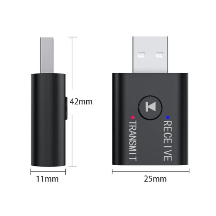 M188 Car Bluetooth Transmitter Receiver with Microphone Support Hands-free Call - Image 2