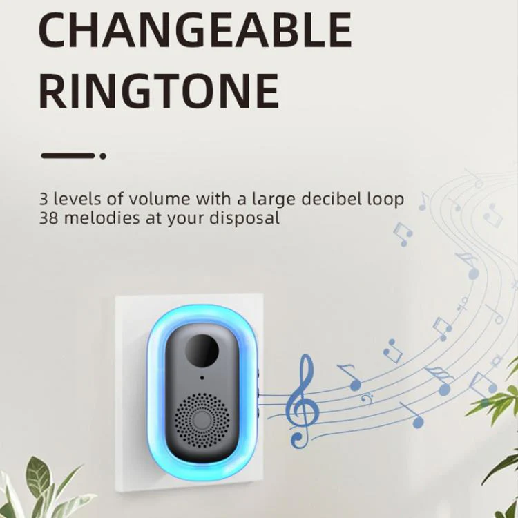 M20 High Definition Night Vision Wireless Two-Way Intercom Video Doorbell(Black) - Image 6