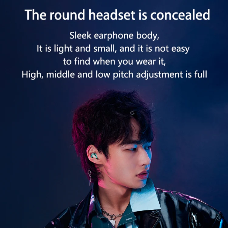 M21 2pairs Bluetooth 5.2 Earphones TWS Wireless Couple Noise Canceling Waterproof Earbuds(Black) - Image 4