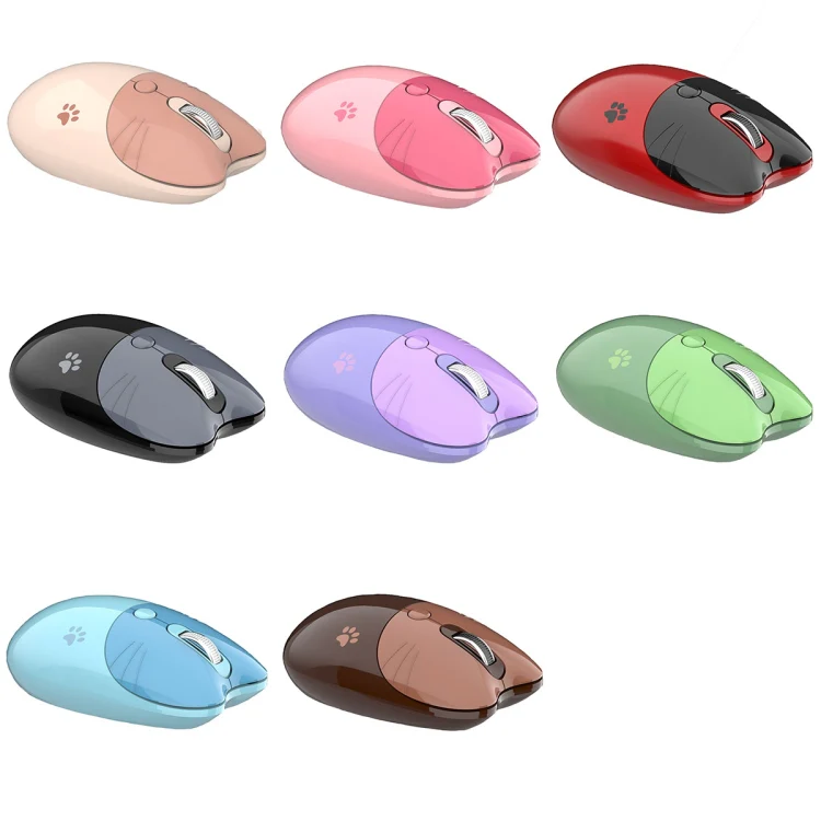 M3 3 Keys Cute Silent Laptop Wireless Mouse, Spec: Bluetooth Wireless Version (Blue) - Image 2