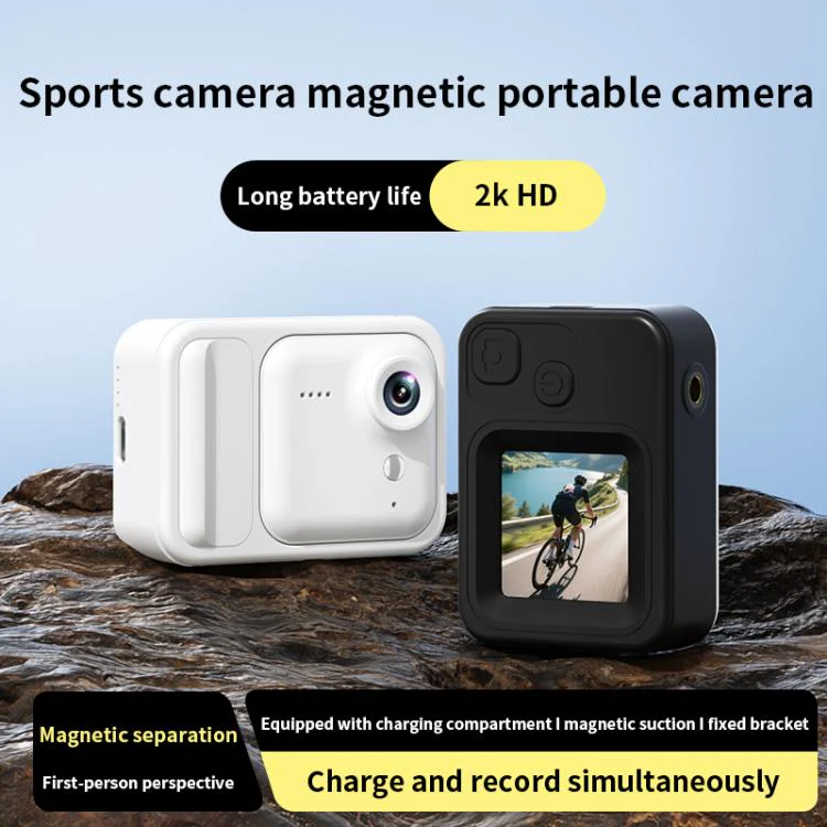 M36 1.54 inch HD Screen Magnetic Detachable Action Camera(White) - Image 6