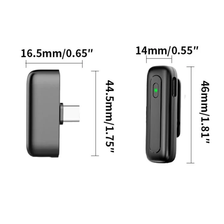 M6 2 Microphone + 1 Receiver Wireless Microphone AI Noise Reduction Live Streaming Mic(Black) - Image 2