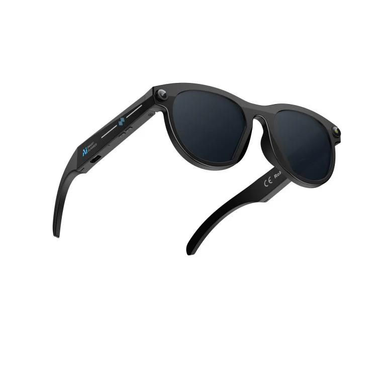 M88-S 8MP AI Smart Glasses, Support Bluetooth Call / AI Voice Assistant / Music Control(Black) - Image 3