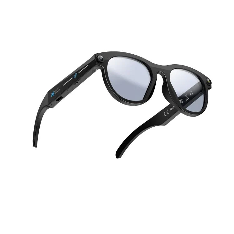 M88-S 8MP AI Smart Glasses, Support Bluetooth Call / AI Voice Assistant / Music Control(Black Transparent) - Image 3