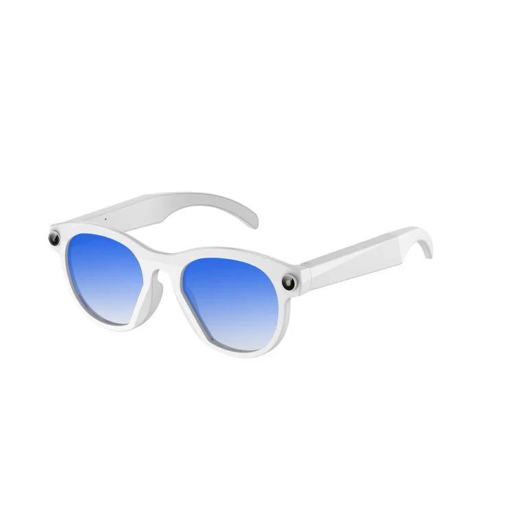 M88-S 8MP AI Smart Glasses, Support Bluetooth Call / AI Voice Assistant / Music Control(White Blue)