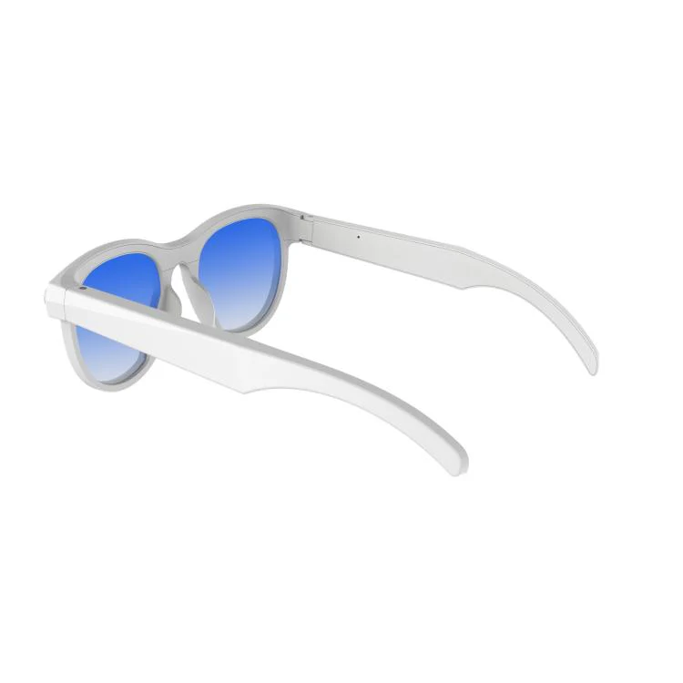 M88-S 8MP AI Smart Glasses, Support Bluetooth Call / AI Voice Assistant / Music Control(White Blue) - Image 4