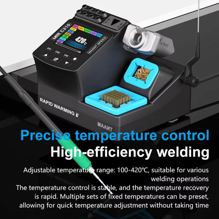 MaAnt 200W Precision Digital Display Welding Station, Model:C115(UK Plug) - Image 4