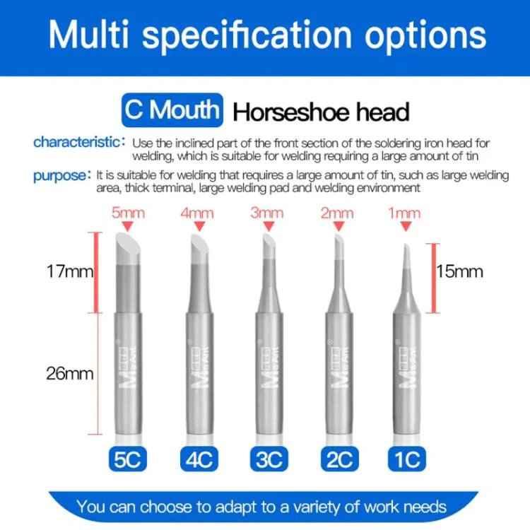 MaAnt ANT936 Series Lead-free Environmental Protection Universal Soldering Iron Tips, Model:3.2D - Image 7