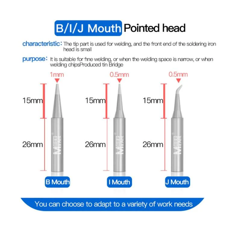 MaAnt ANT936 Series Lead-free Environmental Protection Universal Soldering Iron Tips, Model:5C - Image 10