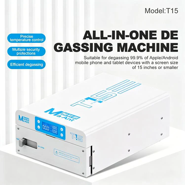MaAnt T15 15 inch LCD Screen Smart All-in-One Defoamer Machine, Plug:UK Plug - Image 2