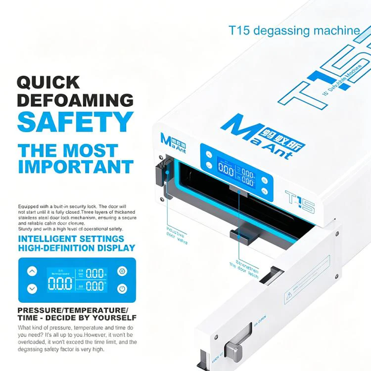 MaAnt T15 15 inch LCD Screen Smart All-in-One Defoamer Machine, Plug:US Plug - Image 5