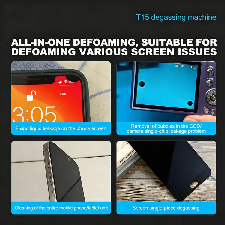 MaAnt T15 15 inch LCD Screen Smart All-in-One Defoamer Machine, Plug:US Plug - Image 8