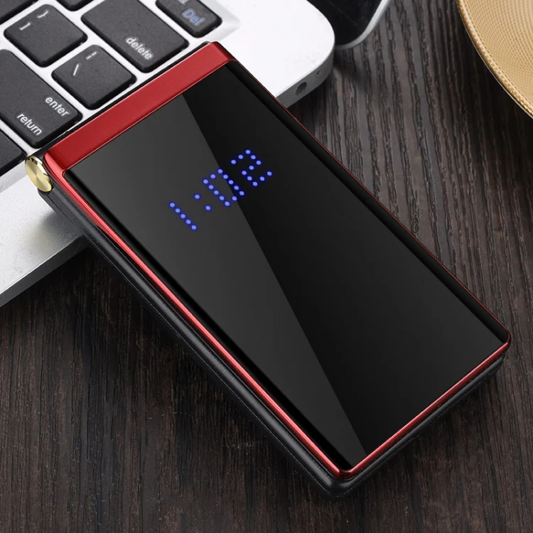 Mafam F120 Flip Phone, 2.4 inch, 5800mAh Battery, Support FM, SOS, External Time Display, GSM, Family Number, Big Keys, Dual SIM (Red) - Image 2