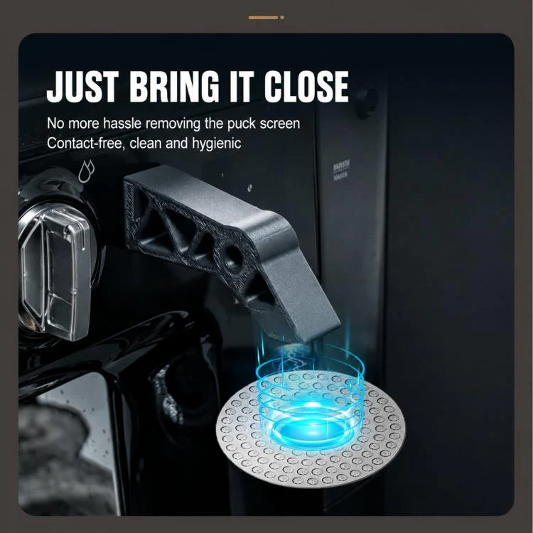 Magnetic Espresso Puck Screen Holder With Puck Screen Set Extraction Tool Stand B Type 51mm Set - Image 3