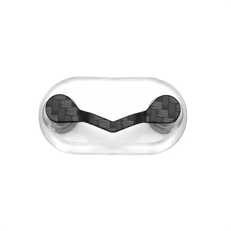 Magnetic Glasses Holder Magnetic Brooch Number Plate Headset Glasses Clip, Color: 001 Carbon Fiber Texture - Image 2