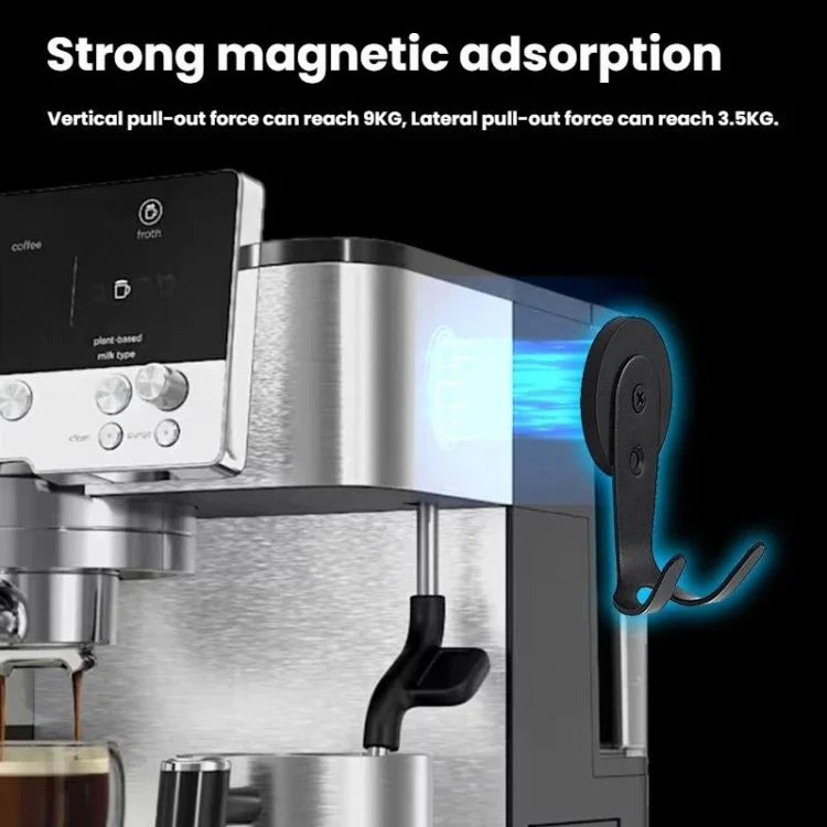 Magnetic Hooks for Ninja ES601 Coffee Machines Coffee Handle Storage Rack(Black) - Image 3