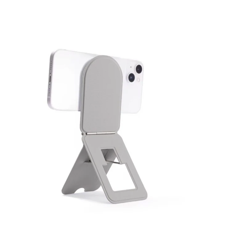 Magnetic Phone Desktop Folding Holder(Round Grey)